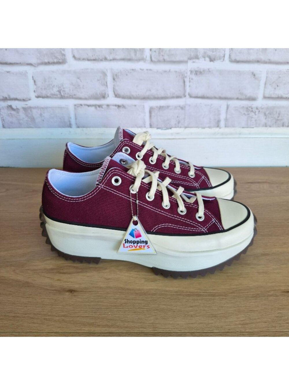 ⭐Converse Run Star Hike Platform Low Sz 6.5 Men's shoes Sneaker Burgundy A20373C